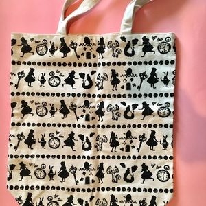 Alice in Wonderland full sized tote